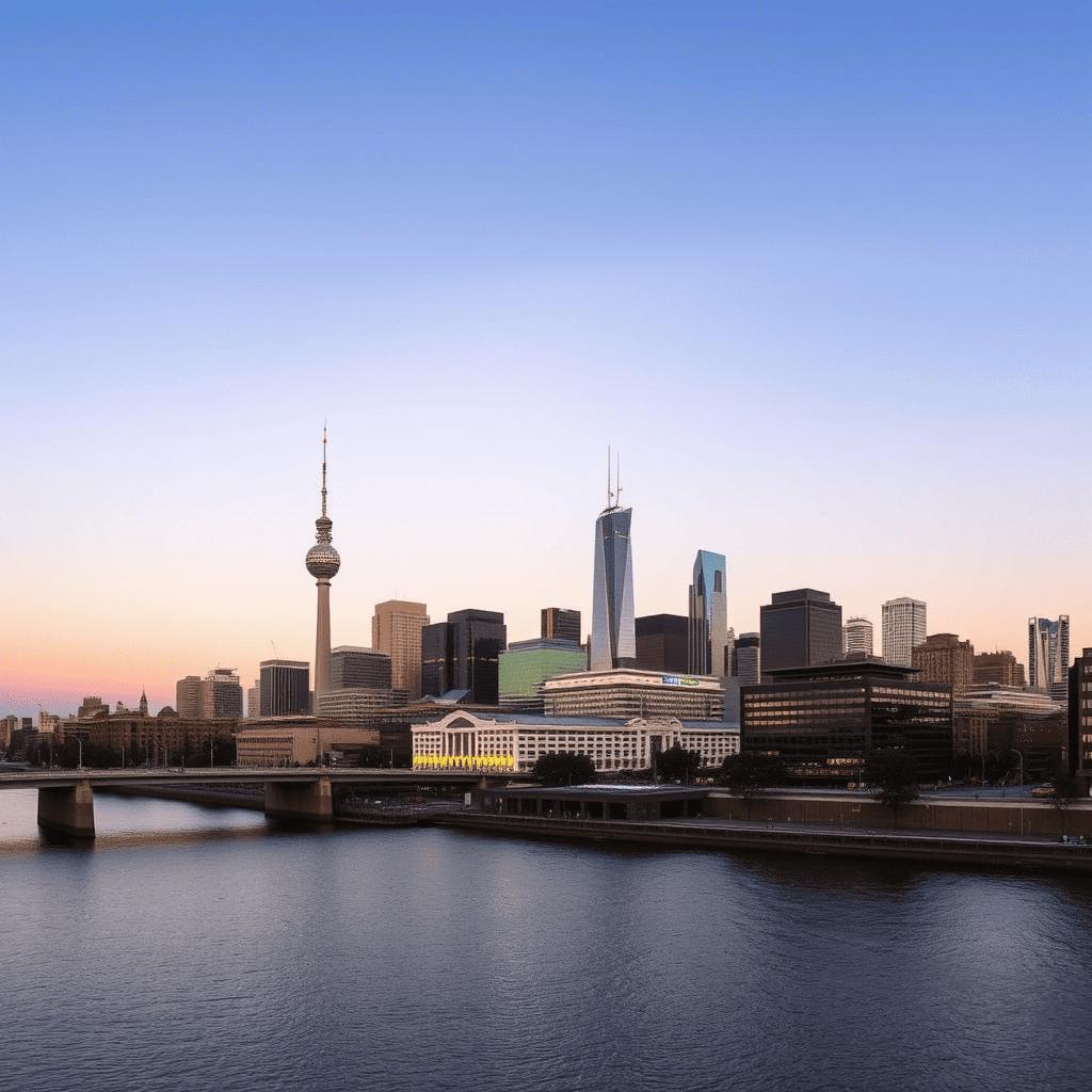 Melbourne city skyline